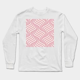 millennial pink pattern Long Sleeve T-Shirt